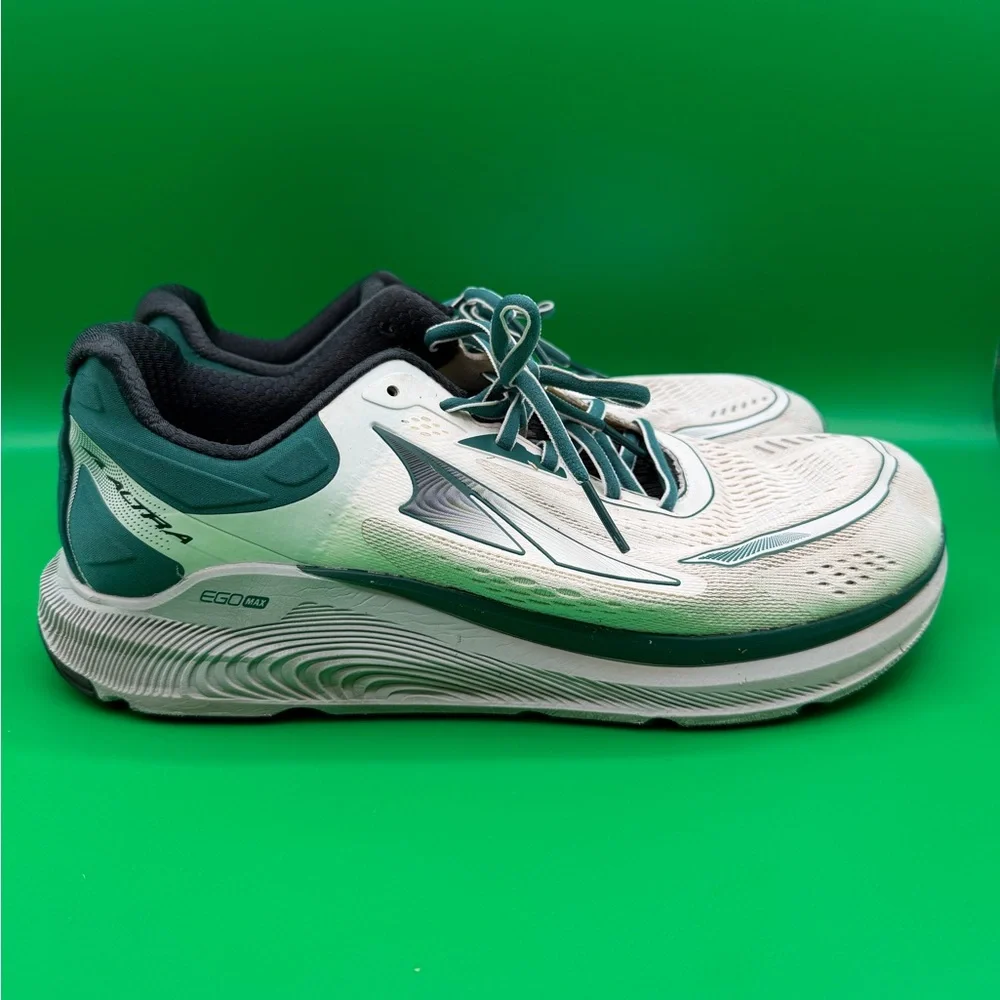 Altra Paradigm 6 Mens White Green Shoes Sneakers - Picture 1 of 12